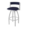 thumbnail image 1 of 861 Artemis 30" Swivel Bar Stool with Anodized Nickel Finish and Canter Twilight Seat and Back, 1 of 5