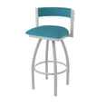 thumbnail image 1 of 861 Artemis 30" Swivel Bar Stool with Anodized Nickel Finish and Graph Tidal Seat and Back, 1 of 5