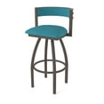 thumbnail image 1 of 861 Artemis 30" Swivel Bar Stool with Bronze Finish and Graph Tidal Seat and Back, 1 of 5