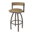 thumbnail image 1 of 861 Artemis 36" Swivel Bar Stool with Bronze Finish and Canter Sand Seat and Back, 1 of 5