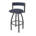 thumbnail image 1 of 861 Artemis 36" Swivel Bar Stool with Pewter Finish and Graph Anchor Seat and Back, 1 of 5