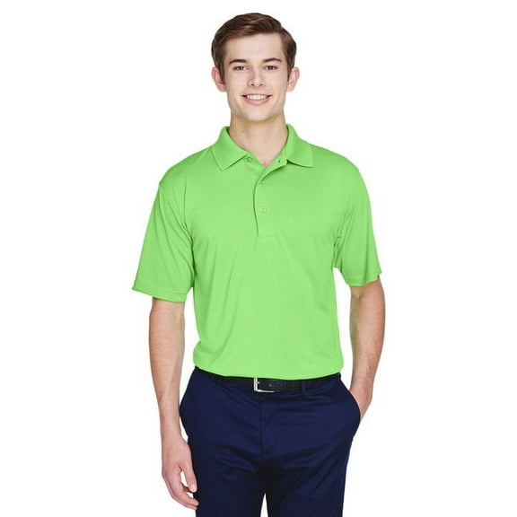 8610 UltraClub Men's Cool & Dry 8-Star Elite Interlock Polo Light Green L