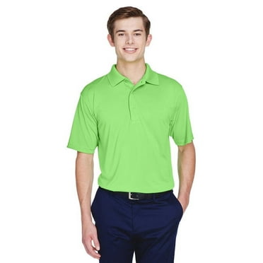 8610 UltraClub Men's Cool & Dry 8-Star Elite Interlock Polo Light Green S