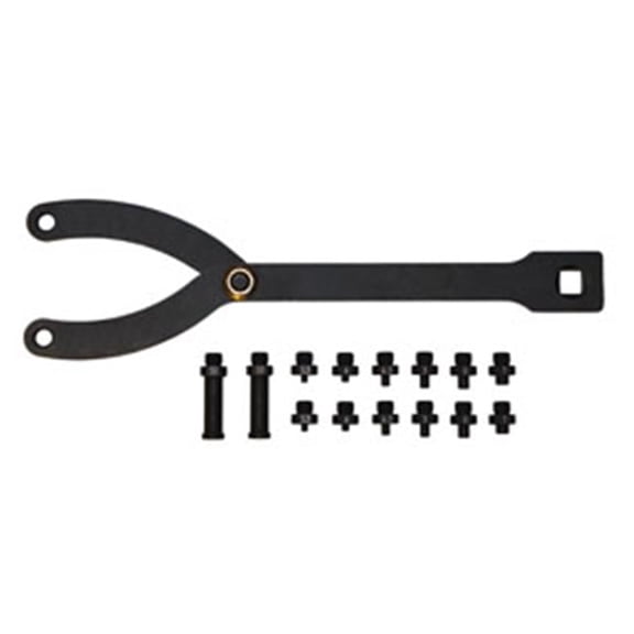 8614 Variable Pin Spanner Wrench - Black - Adjustable - Universal Fit