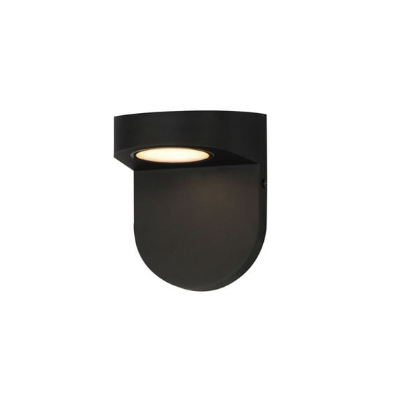 86198BK Maxim Lighting Ledge - 15W 1 LED Wall Sconce-6.25 Inches Tall and 4.25 Inches Wide-Black Finish