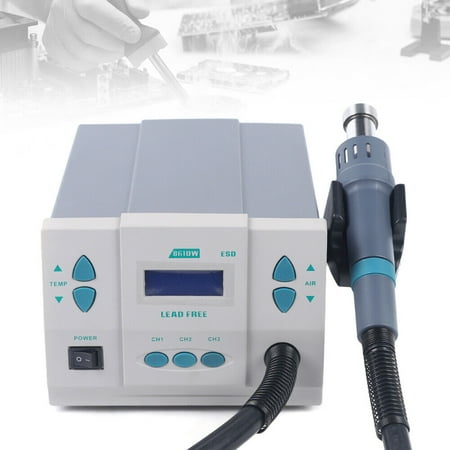 861DW Heat Gun Digital Display Station Hot Air Rework Station Soldering 1KW Ac 110V 60Hz Digital Display Quick Station