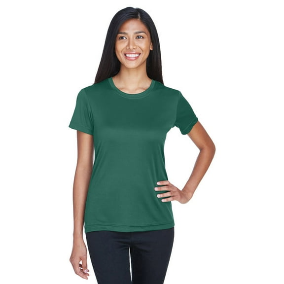 8620L UltraClub Ladies Cool & Dry Basic Performance Tee Forest Green 3XL