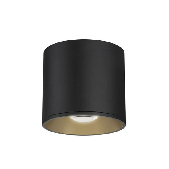 86212BK-Maxim Lighting-Stout - 18W 1 LED Flush Mount-4.25 Inches Tall and 4.75 Inches Wide-Black Finish