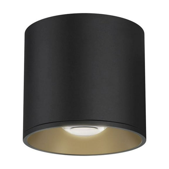 86212BK-Maxim Lighting-Stout - 18W 1 LED Flush Mount-4.25 Inches Tall and 4.75 Inches Wide-Black Finish