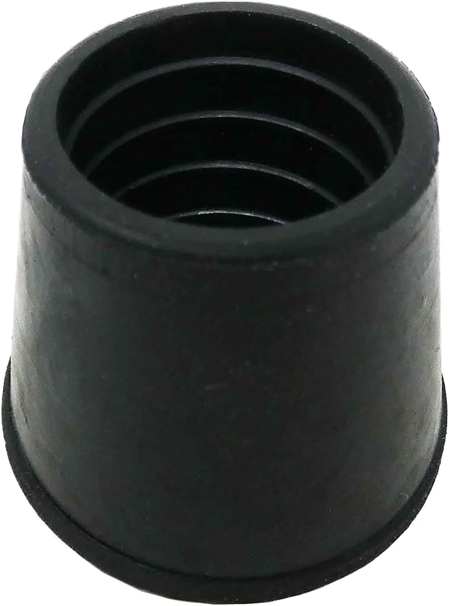 8621E Leg Tips 7/8Inch Inside Diameter Rubber Chair Leg Caps, 40 Pack