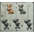 thumbnail image 1 of 863 Bunny Lollipop Chocolate Candy Mold, 1 of 1