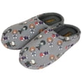 thumbnail image 1 of 863001-small-med Chibi Characters Mens House Slippers, Gray - Small & Medium, 1 of 1