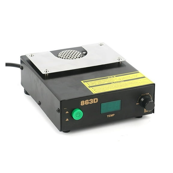 863D Digital BGA Preheating Solder Station BGA Rework Air Gun For PCB Preheat And Desoldering 530W