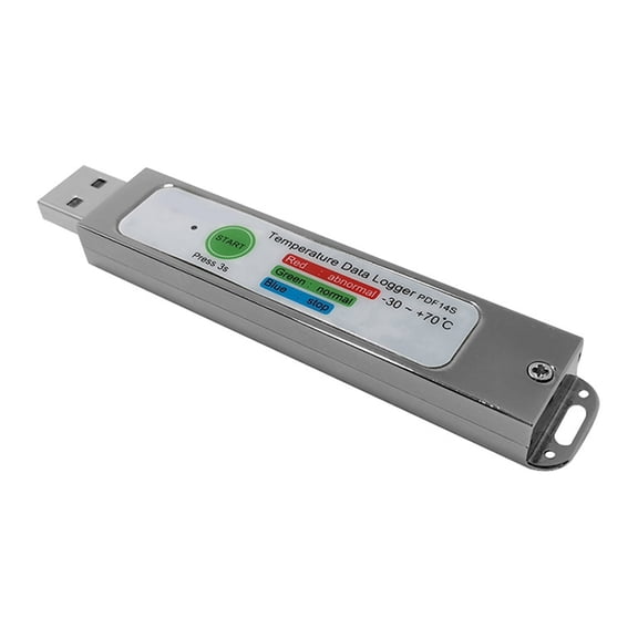 8640 Points Temperature Recorder PDF Temperature Data Logger Reusable Temperature Logger for Cold Chain High Accuracy