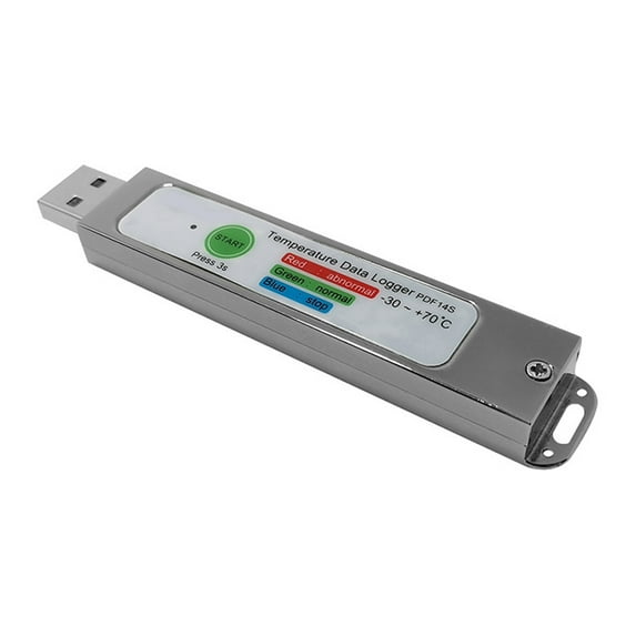 8640 Points Temperature Recorder PDF Temperature Data Logger Reusable Temperature Logger for Cold Chain High Accuracy