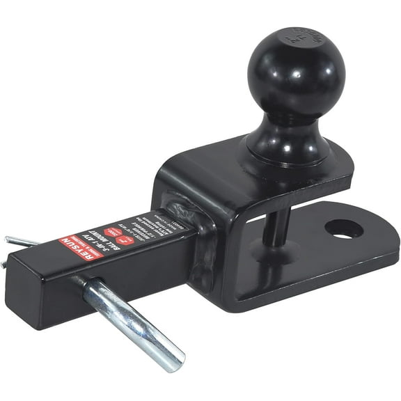 864031 3 in 1 ATV/UTV Trailer Hitch Towing Ball Mount with 2 inch Ball, Fits 1-1/4 Receiver