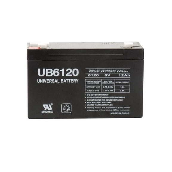 86453 6 V 12amp SLA Battery Set of 2- pack of 2
