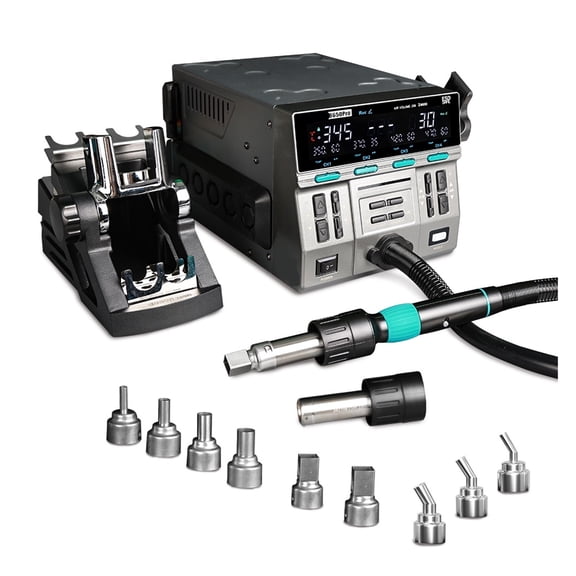 8650Pro 1300W Hot Air Rework Station, Curve Mode Digital SMD Station