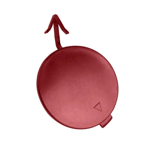 865882T500 Front Bumper Tow Hook Eye Cap Cover Fit For Kia Optima 2014-2015 Red Plastic