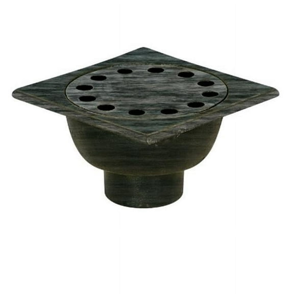 866-2I Bell Trap Drain 6 in. x 6 in. x 2 in. Cast Iron