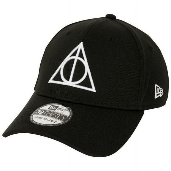866372-medium-la Deathly Hallows Era 39Thirty Fitted Hat, Black - Medium & Large