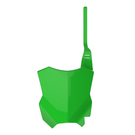 Polisport Motocross Motorcycles (MX) Number Plate for Kawasaki KX450F (2016-2025), KX250F (2017-2024) Dirt Bikes - OEM Replica in Durable Gloss Polypropylene (DGP), Motocross Plastics - Green