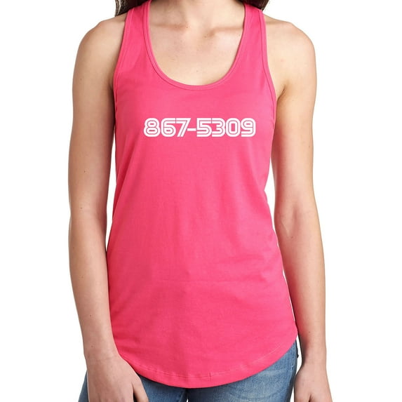 867-5309 Racerback Tank