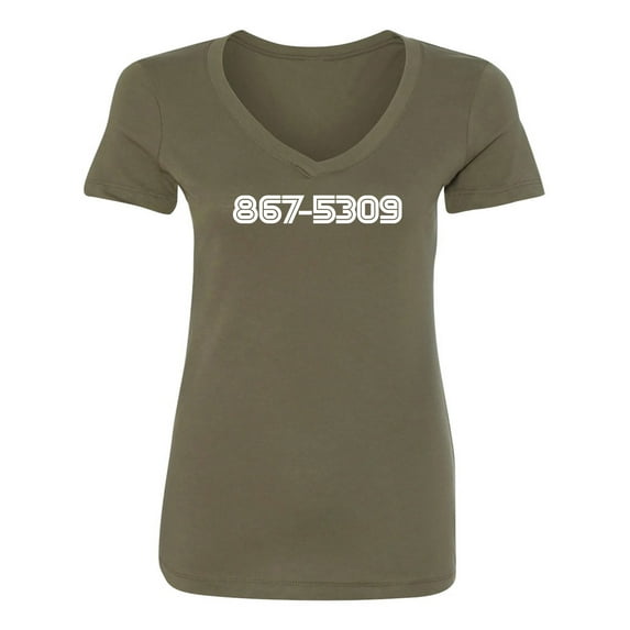 867-5309 Womens V-Neck T-Shirt