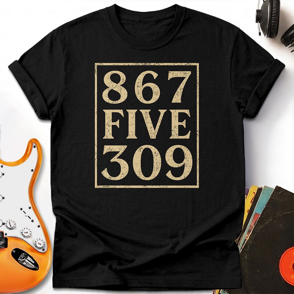 8675309 Retro Number Music Graphic T-Shirt - Walmart.com