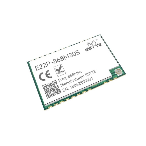 868M 915M SX1262 Lora RF Wireless Module E22P SPI Series ESD Protection 30dbm Long Distance 12KM Build-in PA+LNA+SWA TXCO Low Power