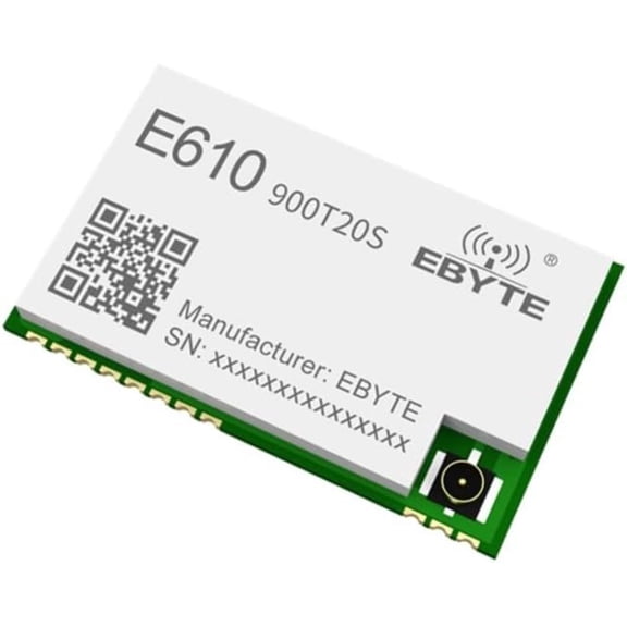 868MHz 915MHz Wireless Module E610-900T20S 20dbm Long Distance 6KM High Speed Continuous Transmission Low Latercy IPEX Modbus