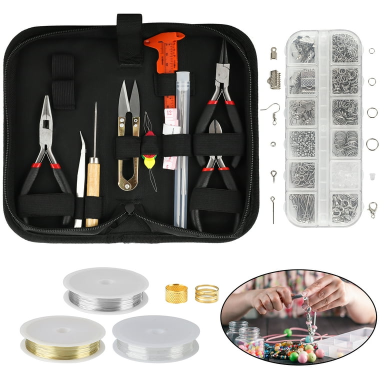 Jewelry Making Supplies Kit with Jewelry Tools, Wires and Findings