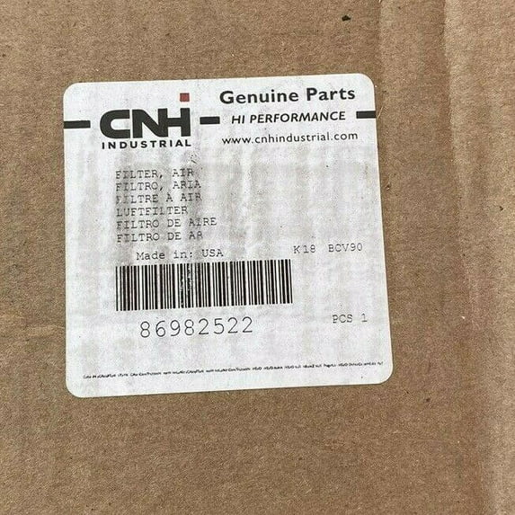 86982522 New GENUINE OEM CNH Air filter