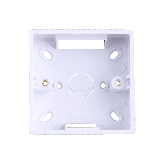 86X86 PVC Thickening Junction Box Wall Mount For Socket Base