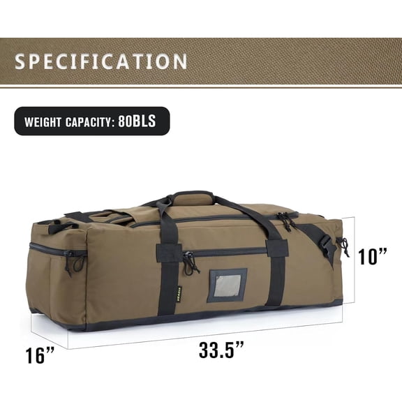 86l Large Duffel Bag For Travel, Gym & Sports - Water Repellent Polyester, Hidden Straps, Shoe Compartment - Perfect Luggage Duffle Bag Or Backpack For Men & Women