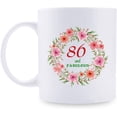 thumbnail image 1 of 86th Birthday Gifts for Women - 86 and Fabulous with A Garland Birthday Mug - 86 Year Old Present Ideas for Mom, Wife, Grandmother, Daughter, Sisters, Friends, Colleague, Coworker - 11 oz Coffee Mug, 1 of 6