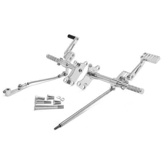 Forward Controls Footpegs for Harley Davidson Sportster 883 1200 XLH883 1987-2003 XLH1200 1988-2003 Silver