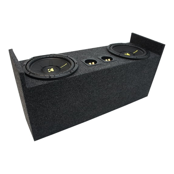 87-06 Jeep Wrangler YJ TJ Kicker CompC CWCS10 Dual 10 Custom Sub Box Package New