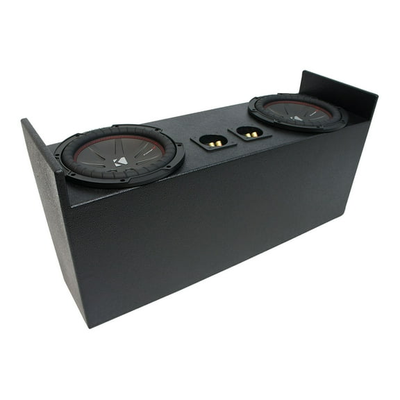 87-06 Jeep Wrangler YJ TJ Kicker CompR CWR10 Dual 10" Rhino Sub Box Final 2 Ohm