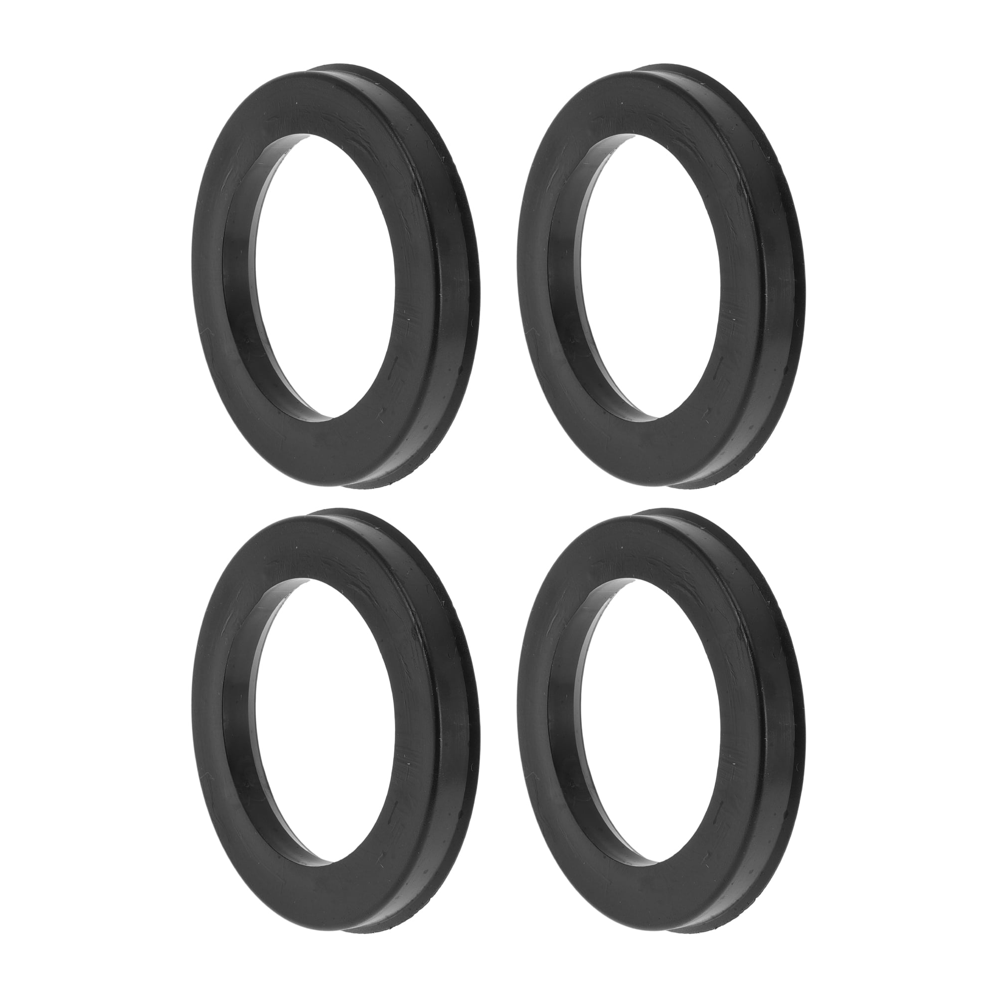 87.1mm to 60.1mm Car Wheel Hub Centric Rings Black Polycarbonate Wheels ...
