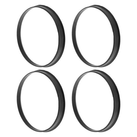 87.1mm to 84.1mm Car Wheel Hub Centric Rings Black Polycarbonate Wheels Center Shaft Shock Absorbing Hubrings 4 Pcs