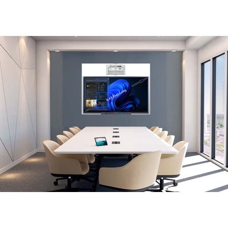 87” (7 feet Long by 4 feet Wide) Interactive Smart Board/whiteboard and Projector for Classroom presentations and Professional Collaboration