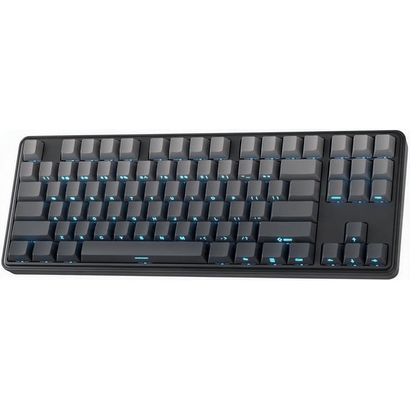 87-Key TKL Wired Mechanical Gaming Keyboard with Hall Effect Magnetic Switches, Adjustable Actuation Point, and Side-Printed PBT Gradient Keycaps