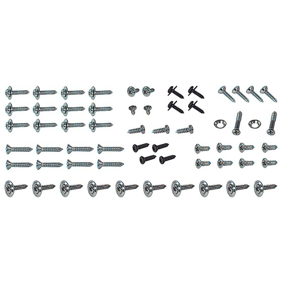 87 Piece Interior Screw Set For 1969 Chevy Camaro Coupe Models
