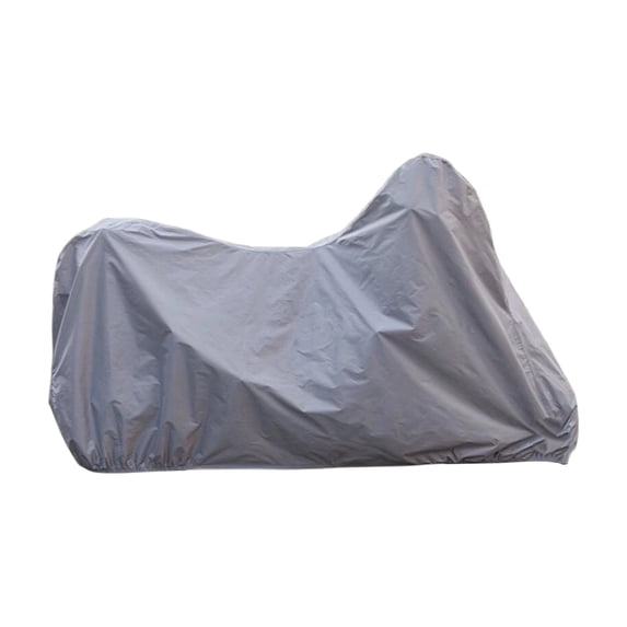 87" x 47" Waterproof Motorcycle Rain Cover, Dustproof UV Resistant Scooter Protector for Outdoor Parking and Garage Storage Gray