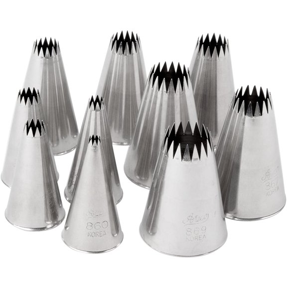 870 - French Star Pastry Tips Set (860-869)$$Home Decor, Kitchen, & Other