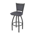 thumbnail image 1 of 870 Hadleigh 25" Swivel Counter Stool with Pewter Finish and Canter Storm Seat and Back, 1 of 1