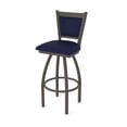 thumbnail image 1 of 870 Hadleigh 30" Swivel Bar Stool with Bronze Finish and Canter Twilight Seat and Back, 1 of 2