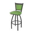 thumbnail image 1 of 870 Hadleigh 30" Swivel Bar Stool with Pewter Finish and Graph Parrot Seat and Back, 1 of 5