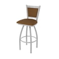 thumbnail image 1 of 870 Hadleigh 36" Swivel Bar Stool with Anodized Nickel Finish and Canter Thatch Seat and Back, 1 of 5